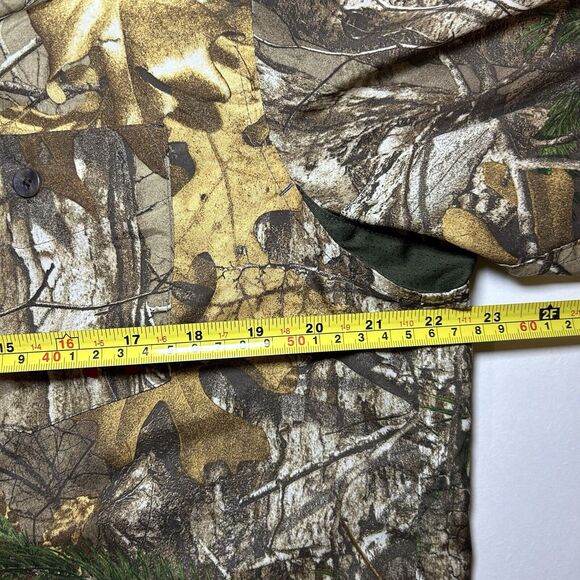 Under Armour Mens Loose Fit Heat Gear Hunting Real Tree Camo Button Size Medium - Picture 7 of 9